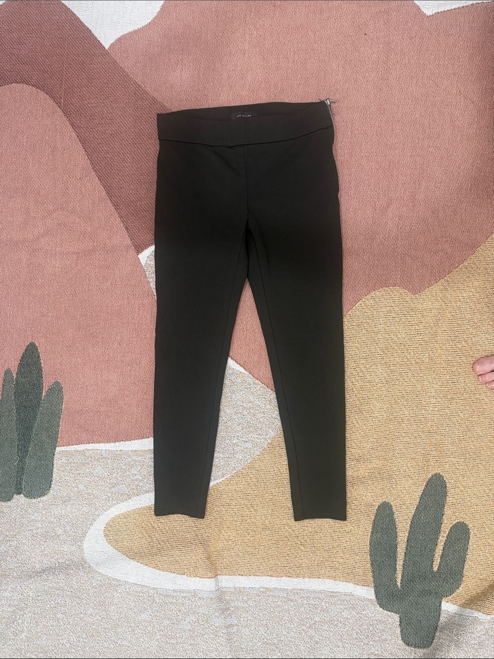 Ann Taylor Olive Green Ponte Leggings